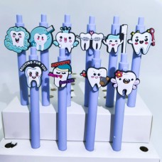 Набор стоматологических ручек с фигурками зубиков, 10 шт