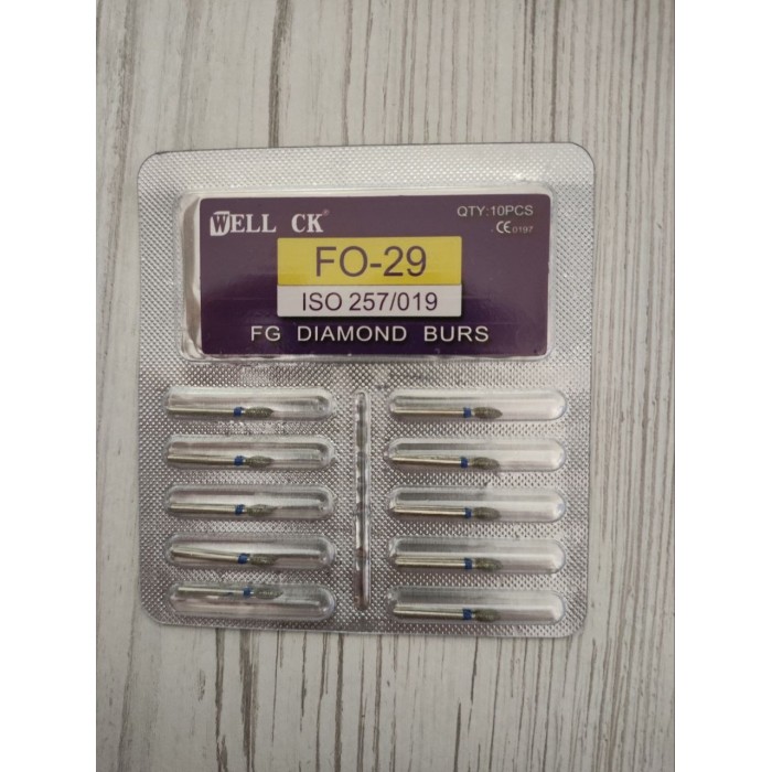 Набір алмазних борів (10 шт) FO-29 ISO 257/019
