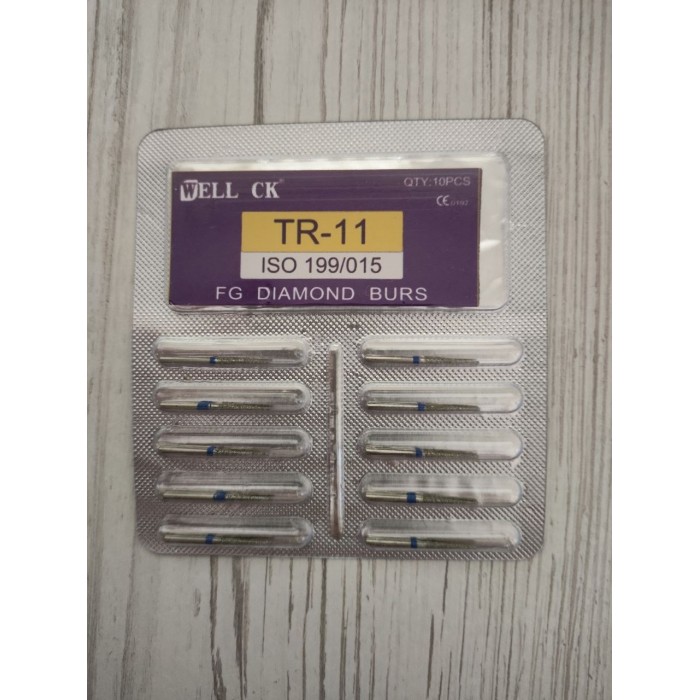Набір алмазних борів (10 шт)  TR-11 ISO 199/015