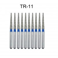 Набор алмазных боров (10 шт)  TR-11 ISO 199/015