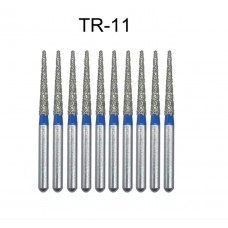 Набір алмазних борів (10 шт)  TR-11 ISO 199/015