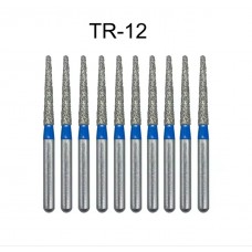 Набір алмазних борів (10 шт)  TR-12 ISO 199/016