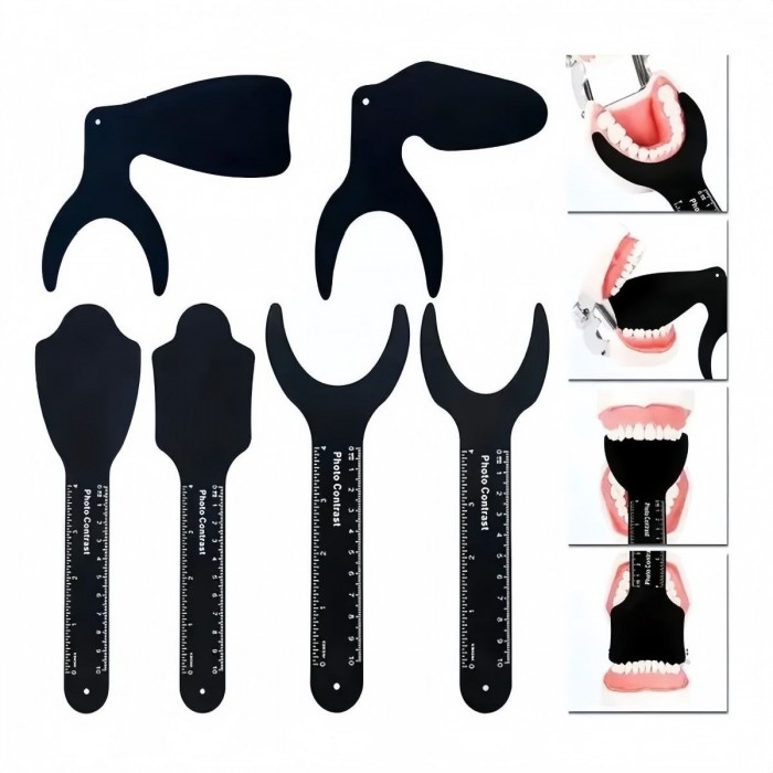 Набір професійних стоматологічних контрастерів для дентальної фотографії 6 шт