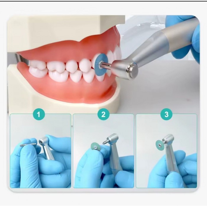 Диски полірувальні асорті 80шт\уп. 12 мм та 14мм з дискоутримувачами ТОР 1.075