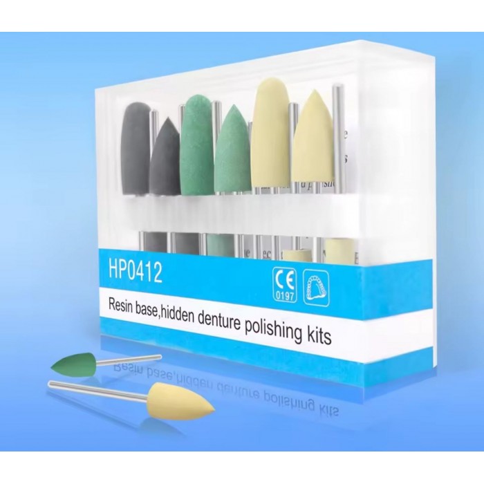 Полірувальний набір для прямого наконечника (12 шт.)