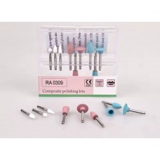 Набор для полировки композитов RA0309, 9 шт RA (для углового наконечника