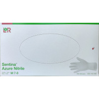 Перчатки нитриловые Sentina Azure Nitrile 100 шт, розмір М