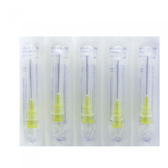 Ендодонтичні голки 0.3x25 мм з одним отвором 100 шт