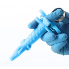 Силіконова насадка-тримач для карпульного шприца Синій