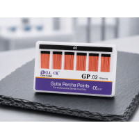 Гуттаперчеві штифти WELL CK GP .02, розмір 40 (120 шт.)