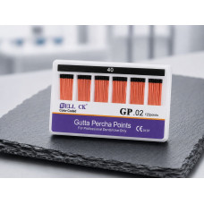 Гуттаперчеві штифти WELL CK GP .02, розмір 40 (120 шт.)