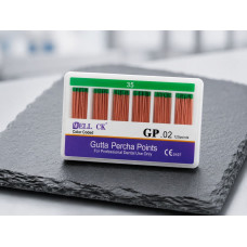 Гуттаперчеві штифти WELL CK GP .02, розмір 35 (120 шт.)