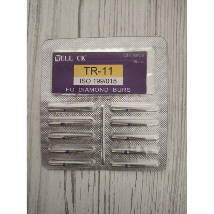 Набір алмазних борів (10 шт)  TR-11 ISO 199/015