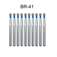Набір алмазних борів (10 шт)  BR-41 ISO 001/014