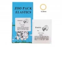 Ортодонтичні еластики  тяги  Zoo Pack — модель «Лисиця»  Fox  100 шт