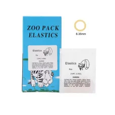 Ортодонтические эластики тяги Zoo Pack — модель «Лиса» (Fox), 100 шт.